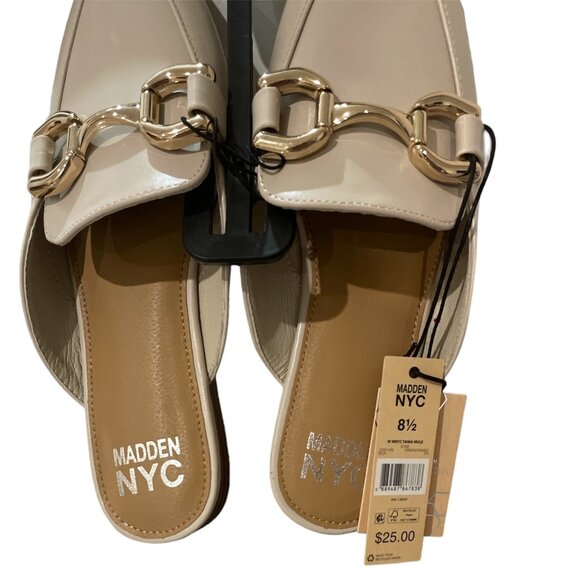 Women's Tania Slip-on Mule, Madden NYC, 81/2, Bone NWT - Picture 5 of 6